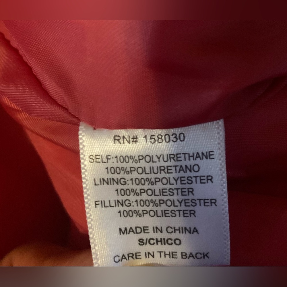 Love Tree Bright Pink Girl Vest, Faux Leather, Size Small. - Picture 14 of 15